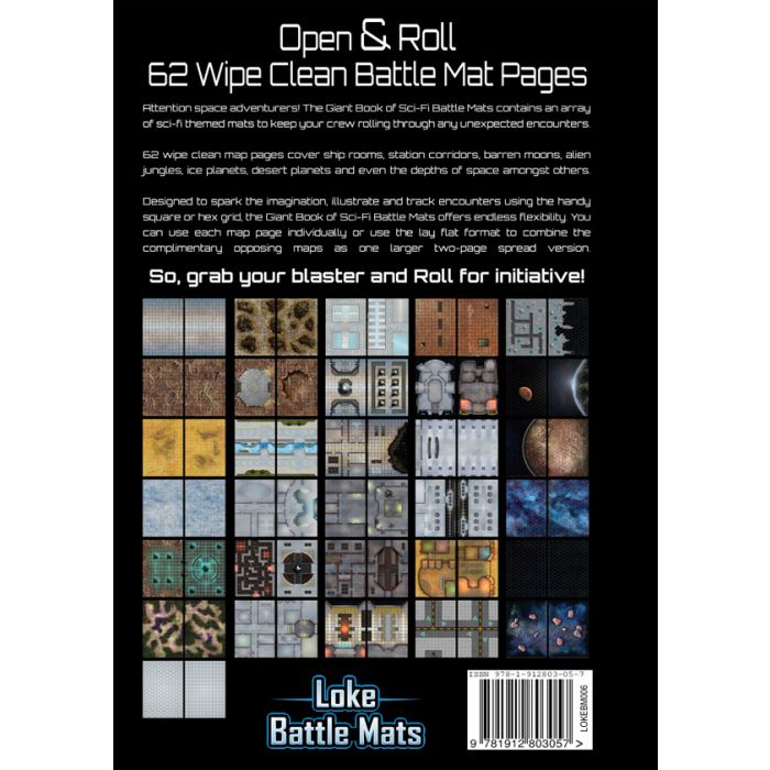 Giant Book of Sci-Fi Battle Mats - Loke Battlemats