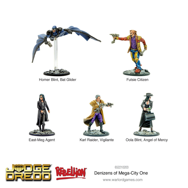 Judge Dredd - Denizens of Mega City 1