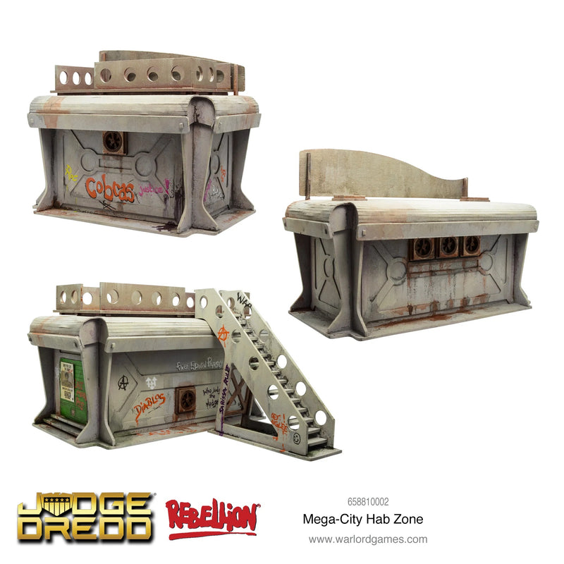 Judge Dredd - Mega-City Hab Zone Scenery Set