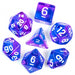 Serene Swirls - Colour Blend Dice - Udixi RPG Acrylic Dice Set - Udixi Dice