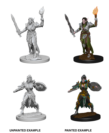 Pathfinder Deep Cuts Unpainted Miniatures: Elf Male Sorcerer - Wizkids