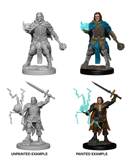 Pathfinder Deep Cuts Unpainted Miniatures: Human Male Cleric - Wizkids