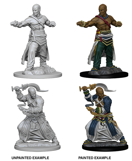Pathfinder Deep Cuts Unpainted Miniatures: Human Male Monk - Wizkids