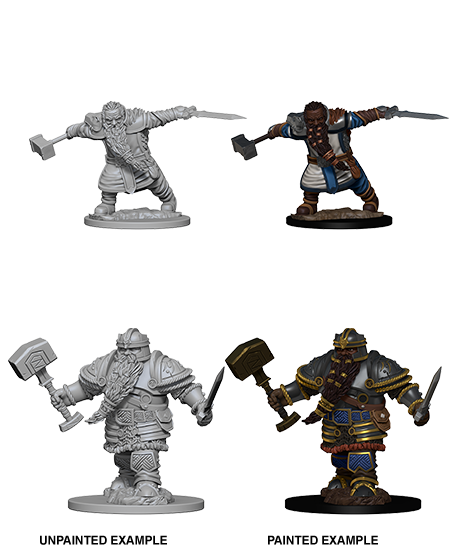 D&D Nolzur's Marvelous Miniatures: Male Dwarf Fighter - Wizkids