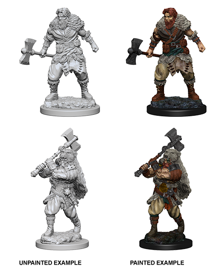 D&D Nolzur's Marvelous Miniatures: Male Human Barbarian - Wizkids
