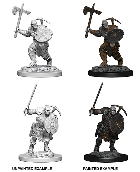 D&D Nolzur's Marvelous Miniatures: Male Earth Genasi Fighter - Wizkids