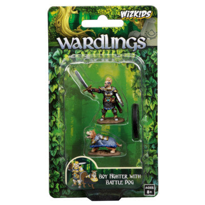 Wizkids Wardlings: Boy Fighter and Battle Dog - Wizkids
