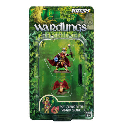 Wizkids Wardlings: Boy Cleric and Winged Snake - Wizkids