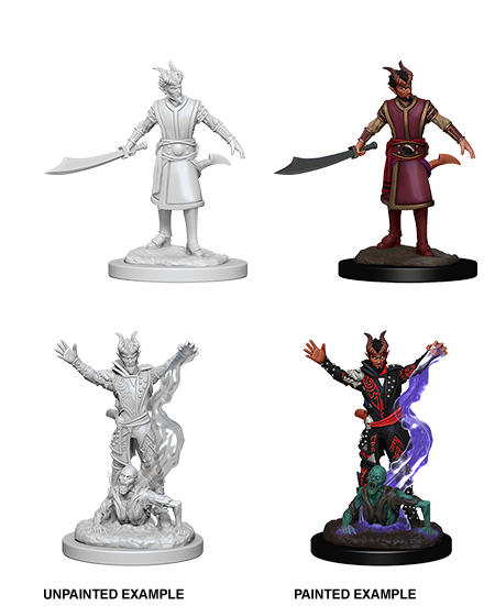 D&D Nolzur's Marvelous Miniatures: Male Tiefling Warlock - Wizkids