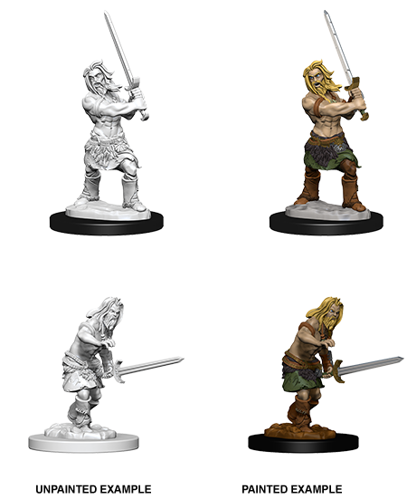 Pathfinder Battles Deep Cuts: Male Human Barbarian - Wizkids
