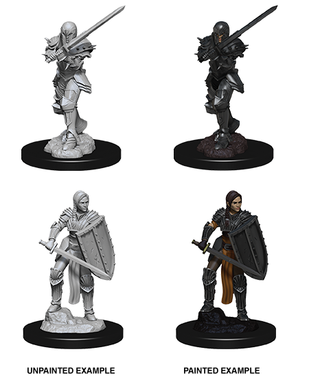 D&D Nolzur's Marvelous Miniatures: Female Human Fighter - Wizkids