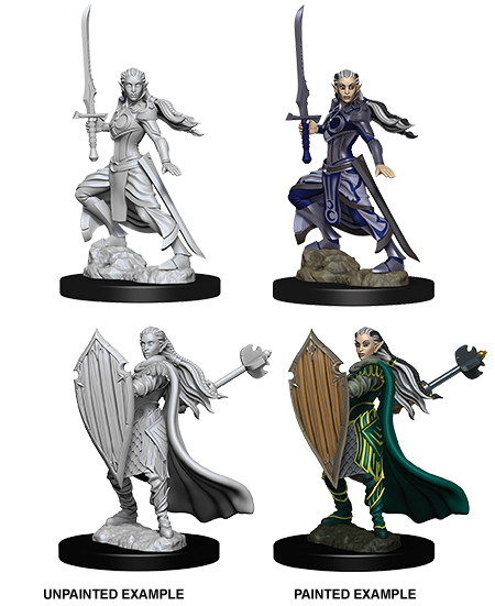D&D Nolzur's Marvelous Miniatures: Female Elf Paladin - Wizkids