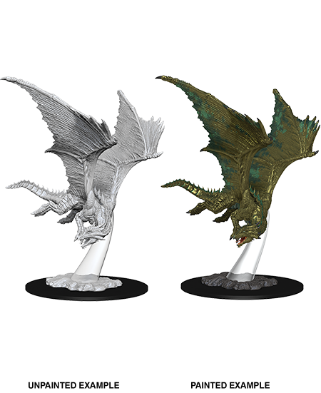 D&D Nolzur's Marvelous Miniatures: Young Bronze Dragon - Wizkids