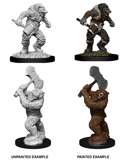 D&D Nolzur's Marvelous Miniatures: Wereboar & Werebear - Wizkids