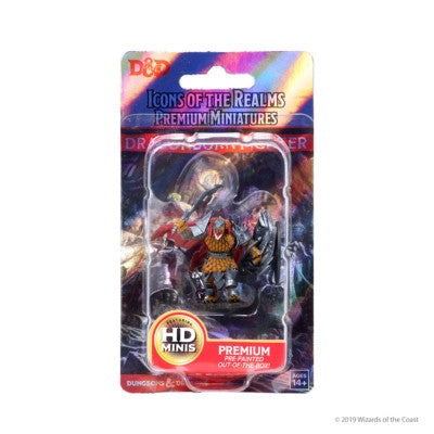 Icons of the Realm: Premium Male Dragonborn Fighter - Wizkids