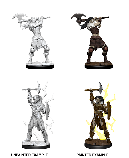 D&D Nolzur's Marvelous Miniatures: Female Goliath Barbarian - Wizkids
