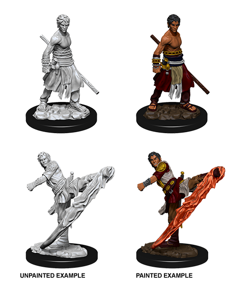 D&D Nolzur's Marvelous Miniatures: Male Half-Elf Monk - Wizkids