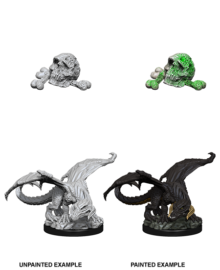 D&D Nolzur's Marvelous Miniatures: Black Dragon Wyrmling - Wizkids