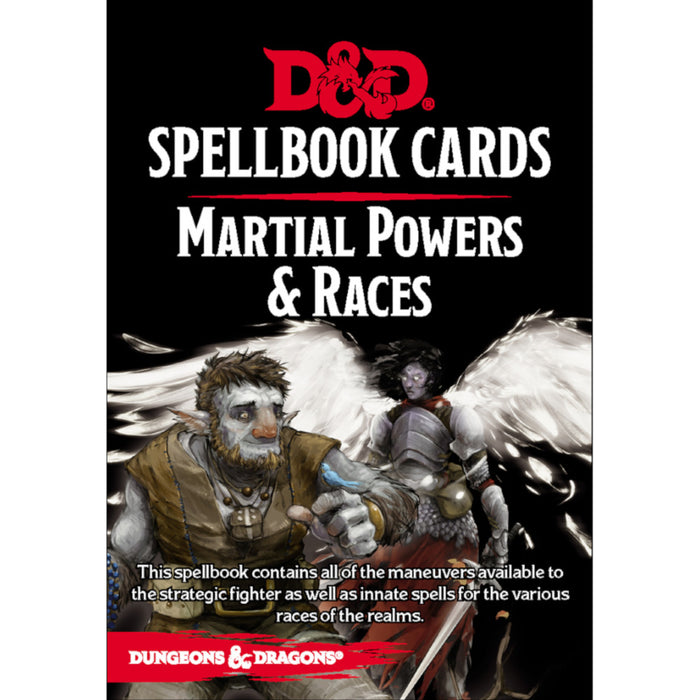 Martial Powers & Races Spellbook Cards - Dungeons & Dragons - Gale Force Nine