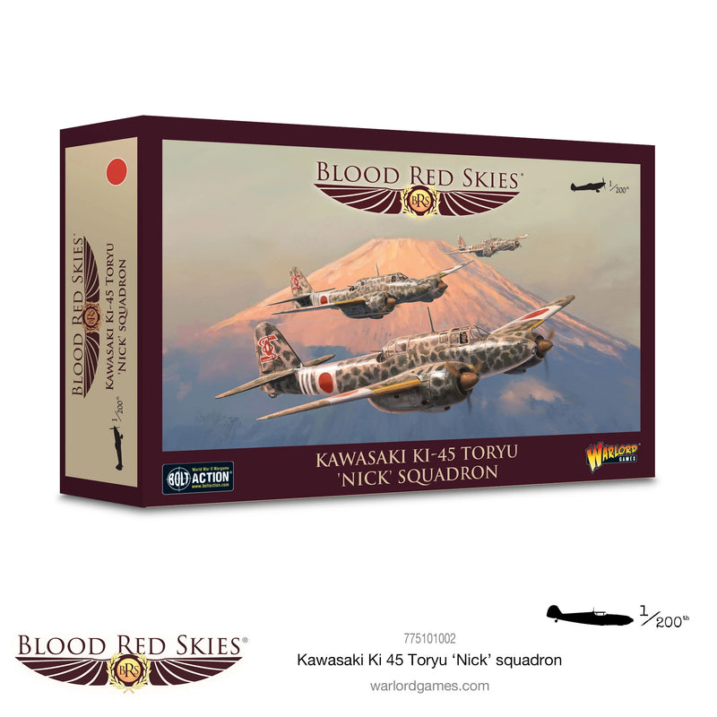 Blood Red Skies: Kawasaki Ki-45 Toryu 'Nick' Squadron - Warlord Games