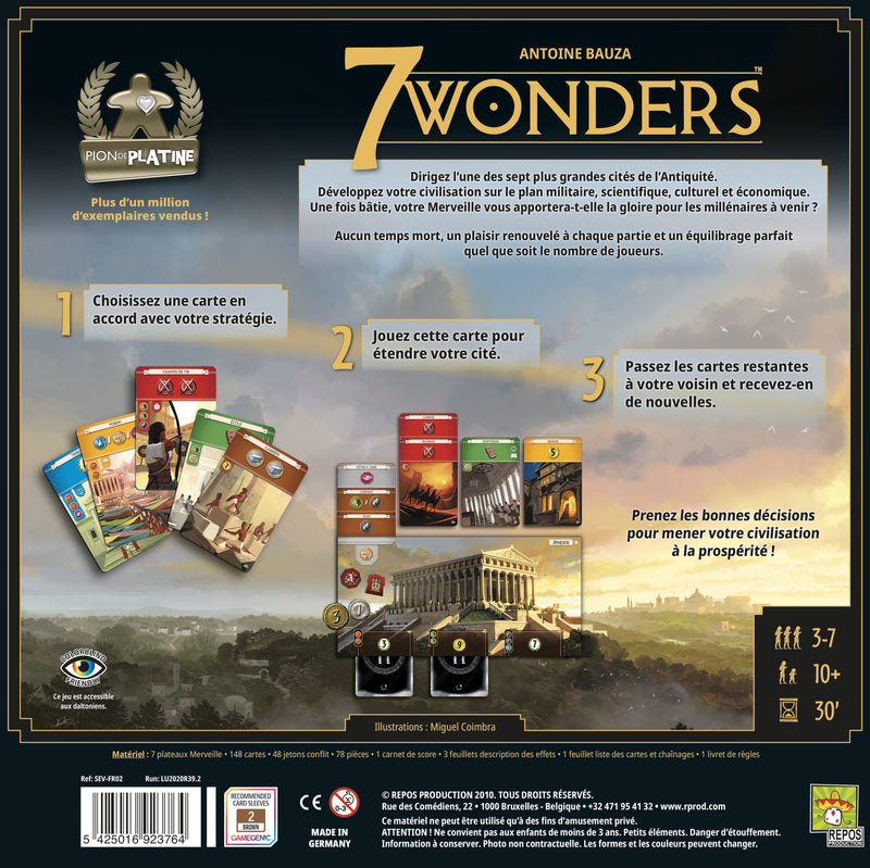 7 Wonders 2nd Edition - Repos Production