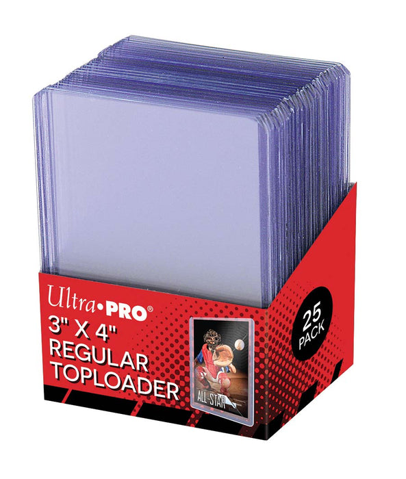 Ultra Pro 3" X 4" Clear Regular Top Loader (25) - Ultra Pro