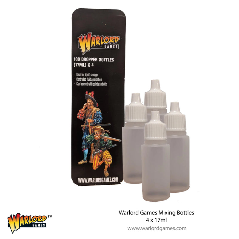 Warlord Mixing Bottles (4) x 17ml - Warlord Games