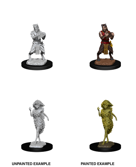 D&D Nolzur's Marvelous Miniatures: Satyr & Dryad - Wizkids