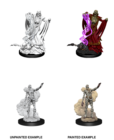 D&D Nolzur's Marvelous Miniatures: Lich & Mummy Lord - Wizkids