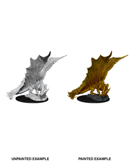 D&D Nolzur's Marvelous Miniatures: Young Gold Dragon - Wizkids