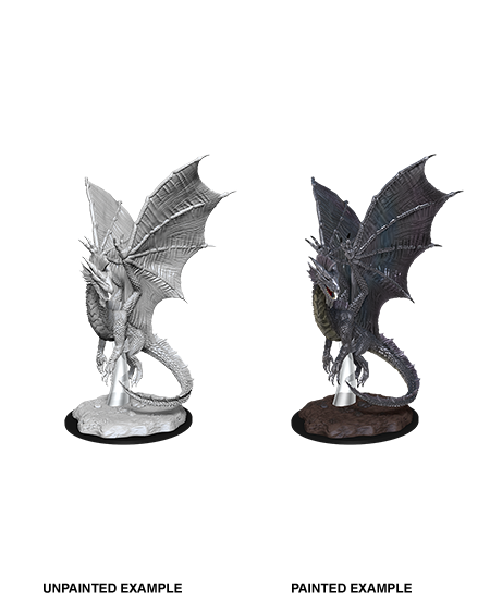 D&D Nolzur's Marvelous Miniatures: Young Silver Dragon - Wizkids