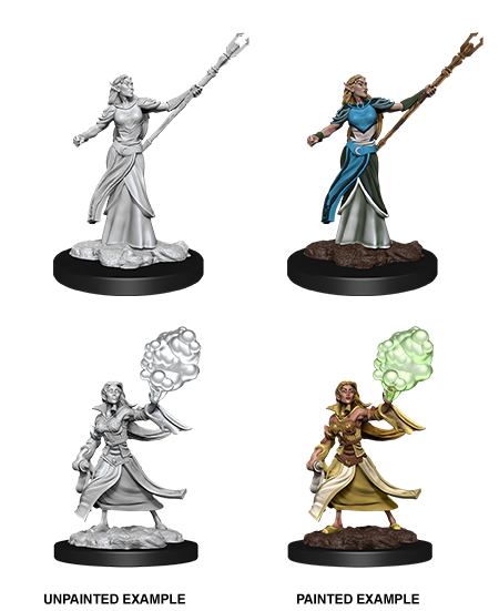 D&D Nolzur's Marvelous Miniatures: Female Elf Sorcerer - Wizkids
