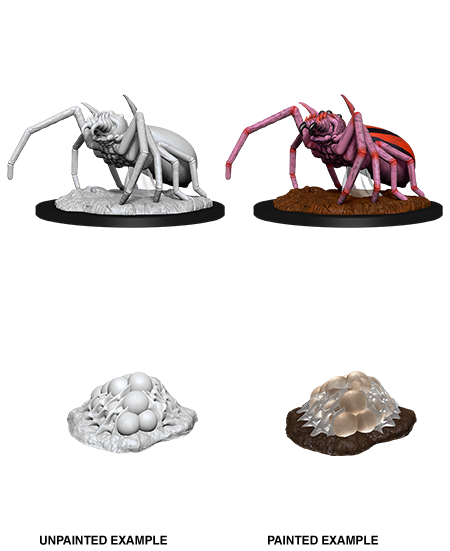 D&D Nolzur's Marvelous Miniatures: Giant Spider & Egg Clutch - Wizkids