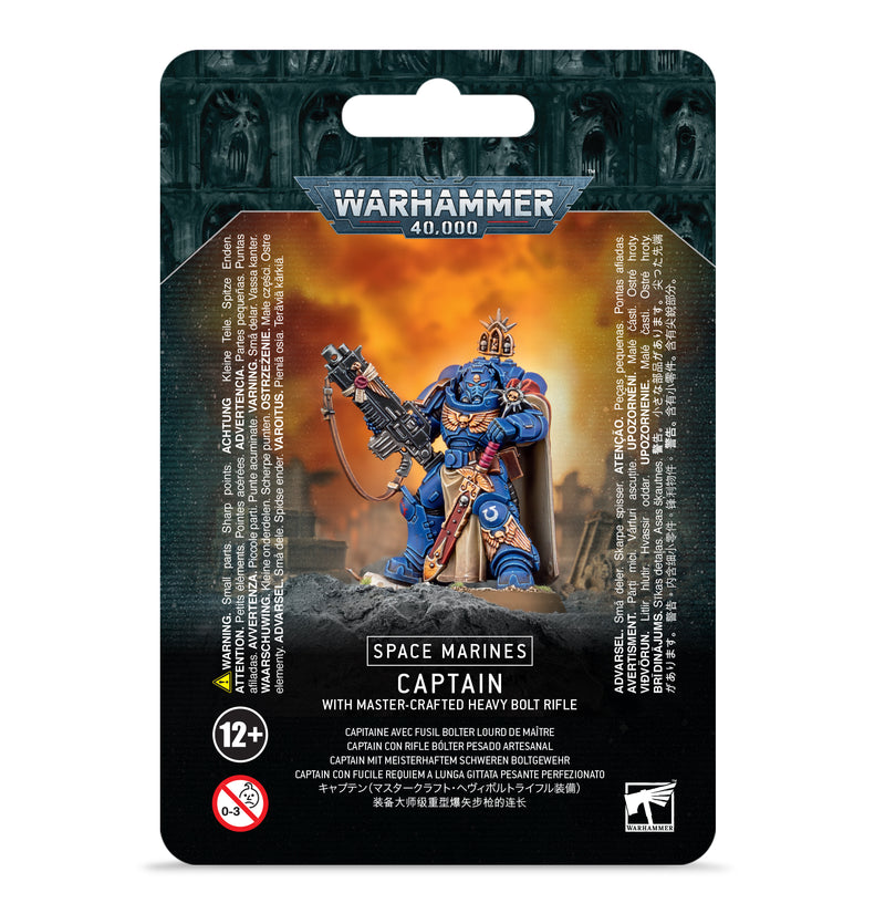 Space Marines - Captain with Master-Crafted Heavy Bolt Rifle - Games Workshop