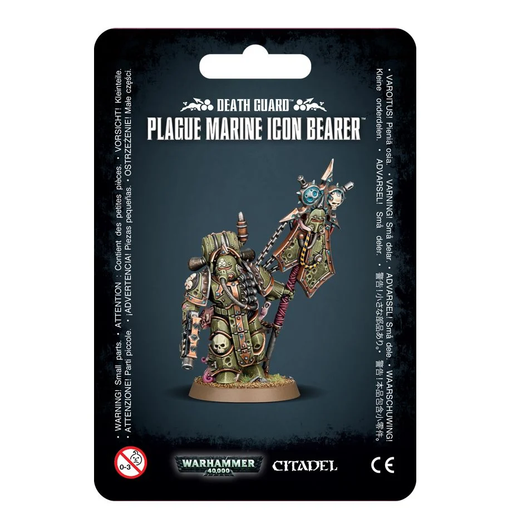 Death Guard Plague Marine Icon Bearer - Games Workshop