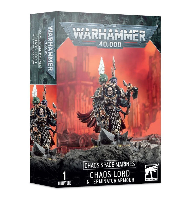 Chaos Space Marines : Chaos Lord in Terminator Armour - Games Workshop