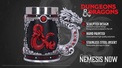 Dungeons & Dragons Tankard 15.5cm - Nemesis Now