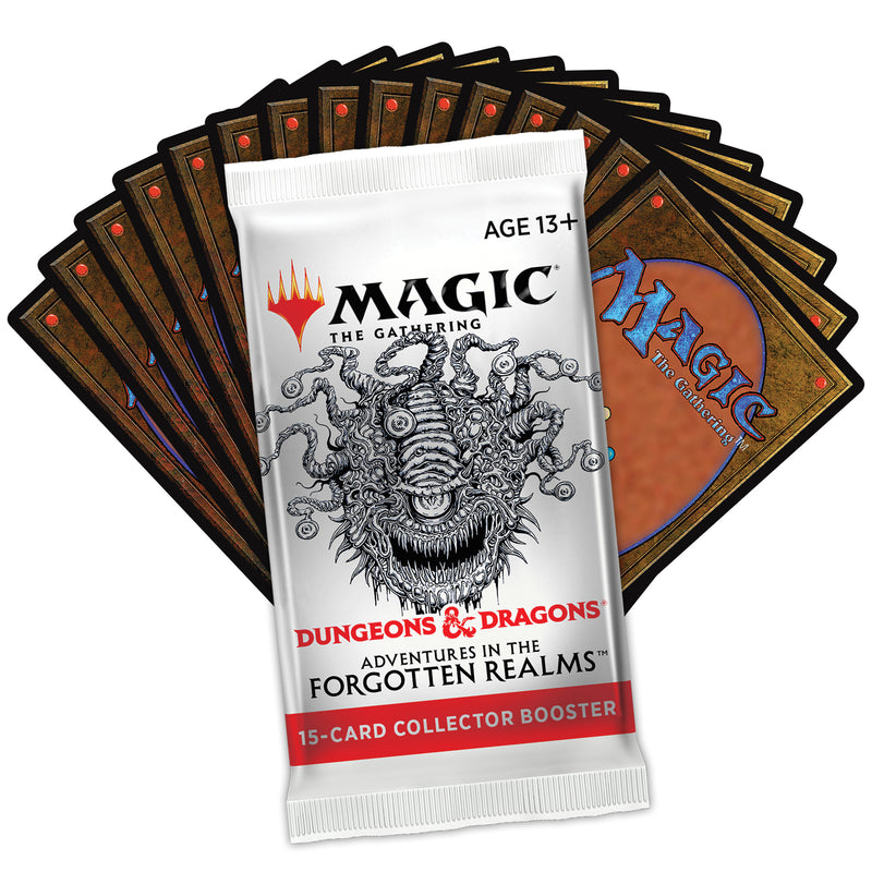 Magic: The Gathering Adventures in the Forgotten Realms Collector Booster | 15 Magic Cards - Wizards Of The Coast
