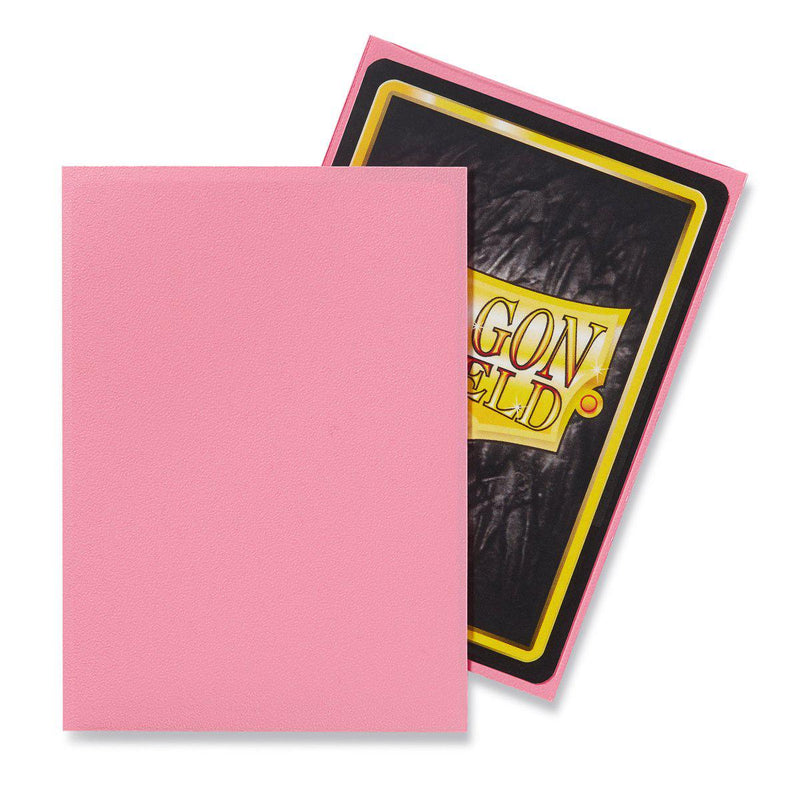 Dragon Shield Matte Pink - 100 Standard Size Sleeves - Arcane Tinmen