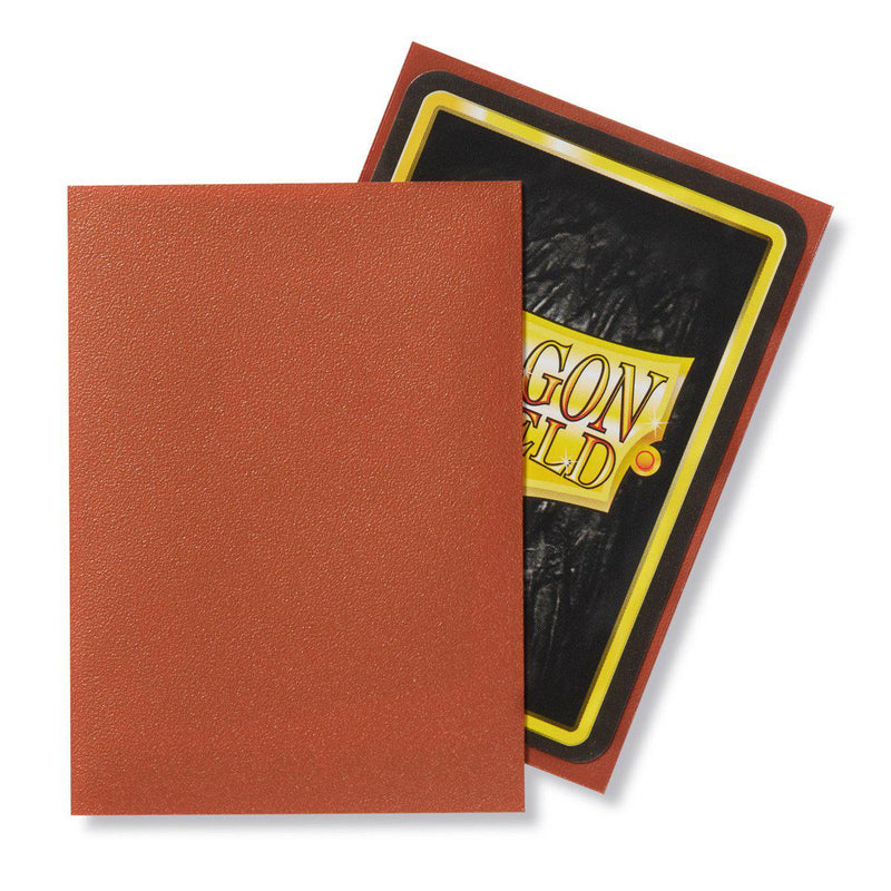 Dragon Shield Matte Copper - 100 Standard Size Sleeves - Arcane Tinmen
