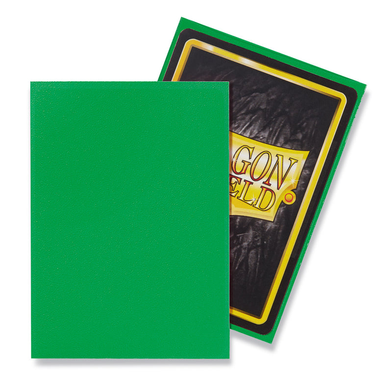 Dragon Shield Matte Apple Green - 100 Standard Size Sleeves - Arcane Tinmen
