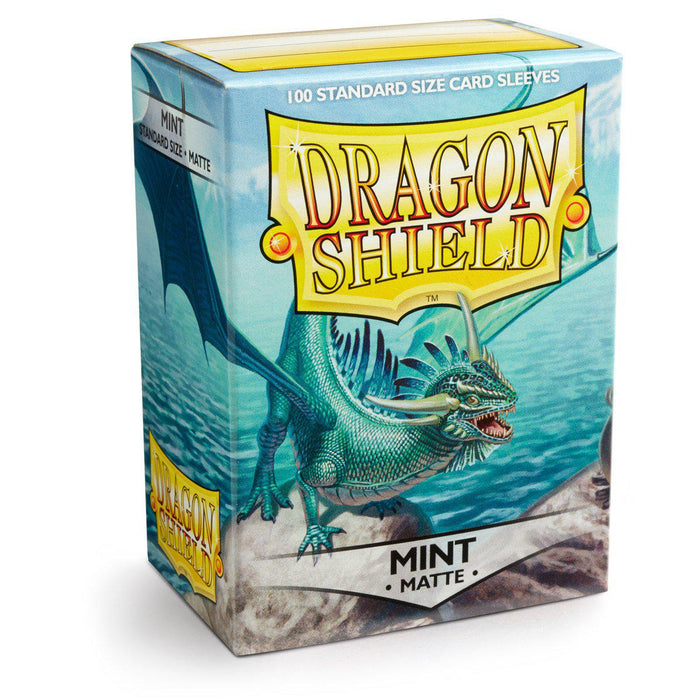 Dragon Shield Matte Mint - 100 Standard Size Sleeves - Arcane Tinmen