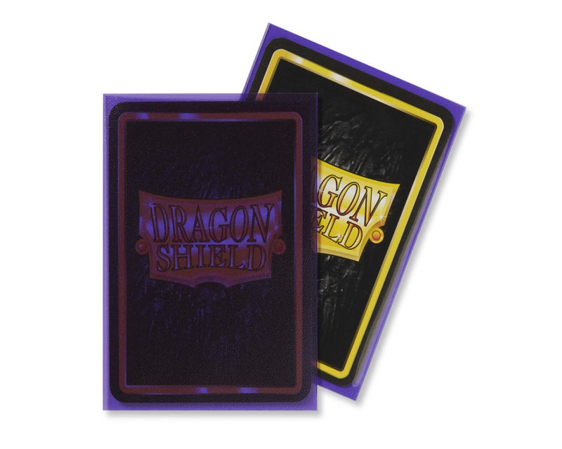 Dragon Shield Matte Clear Purple - 100 Standard Size Sleeves - Arcane Tinmen