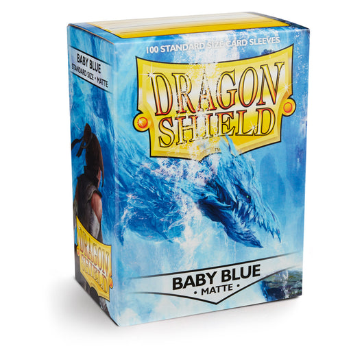 Dragon Shield Matte Baby Blue - 100 Standard Size Sleeves - Arcane Tinmen