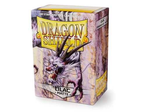 Dragon Shield Matte Lilac - 100 Standard Size Sleeves - Arcane Tinmen