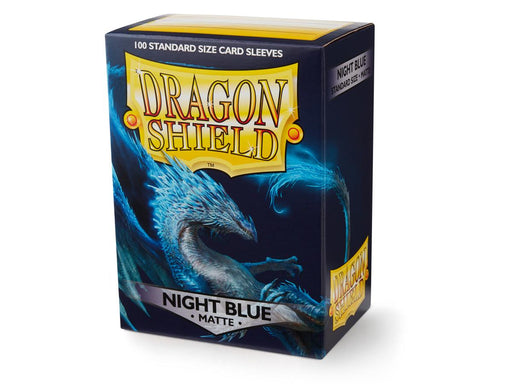 Dragon Shield Matte Night Blue - 100 Standard Size Sleeves - Arcane Tinmen