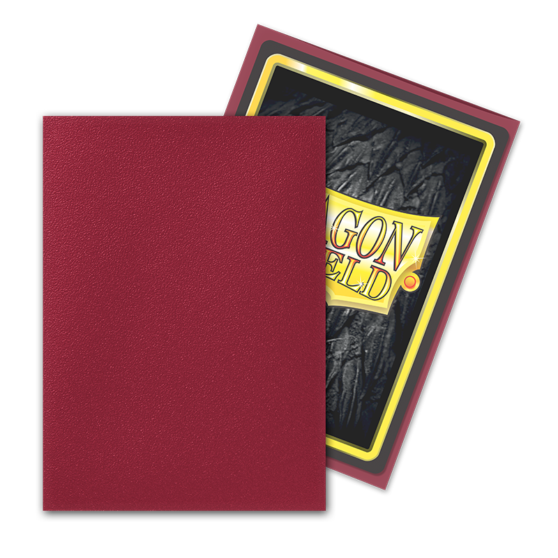 Dragon Shield Blood Red - Matte Sleeves - Standard Size (100) - Arcane Tinmen