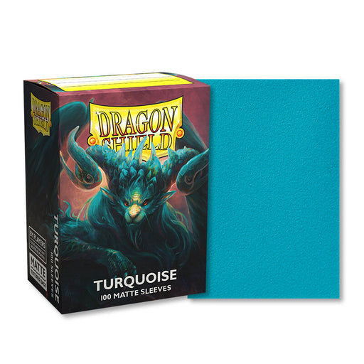 Dragon Shield Turquoise - Players' Choice Matte Sleeves - Standard Size (100) - Arcane Tinmen