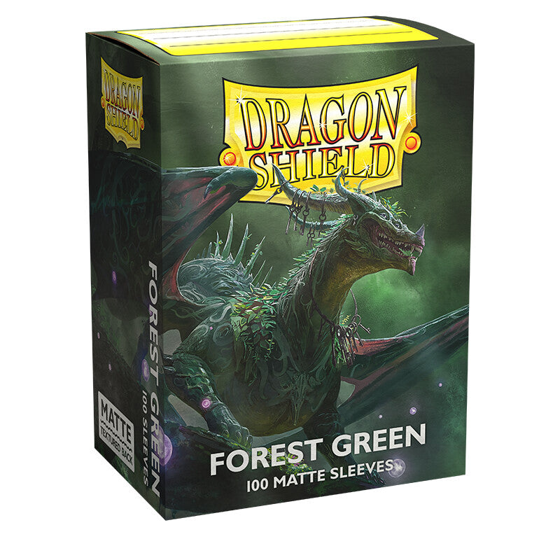 Dragon Shield Forest Green - Matte Sleeves - Standard Size (100) - Arcane Tinmen