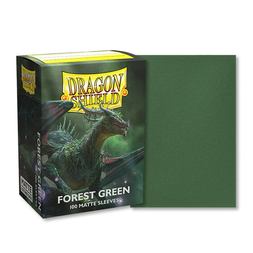 Dragon Shield Forest Green - Matte Sleeves - Standard Size (100) - Arcane Tinmen